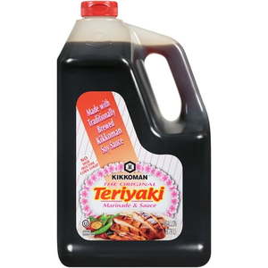 lot 1573 image: Kikkoman Teriyaki Marinade &amp Sauce  1 Gallon (227)