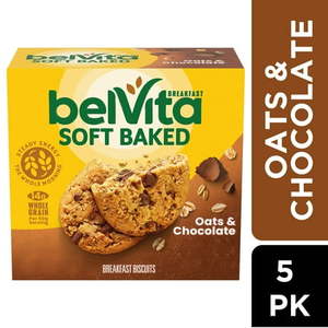 lot 1575 image: BELVITA BREAKFAST BISCUITS OATS & CHOCOLATE, 5-1.76OZ PACKS