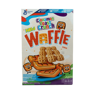 lot 1578 image: Cinnamon Toast Crunch Waffle Breakfast Cereal  11.6 oz
