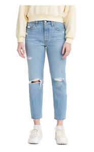 lot 1620 image: Levis Womens 501 Crop Jeans, Athens Break (Waterless), W27 L26, Retail $98