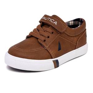 lot 1660 image: Nautica Kids Boat Shoe Stylish Casual Loafer for Toddlers and Little Kids Durable and Comfortable Strap Sneakers-Berrian 4 Toddler-Tan Pu-Size 10 - Retail $35