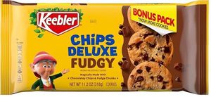 lot 1703 image: Keebler Chips Deluxe Fudgy Chocolate Chip Cookies with Chunks of Keebler Fudge 11.2 oz
