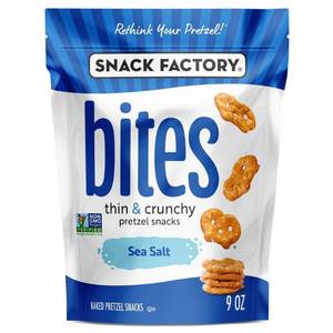 lot 1717 image: Snack Factory Bites - Sea Salt - 9oz