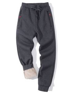 lot 1813 image: Gihuo Men Sweatpants Sherpa Fleece Lined Sweatpants Winter Thermal Active Outdoor Sports Track Jogger Pants (US, Alpha, Small, Regular, Regular, 01 Dark grey) - Retail $36