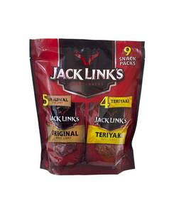 lot 1825 image: Jack Link s Original & Teriyaki Variety Pack  11.25 oz. (9 - 1.25 oz. Bags)