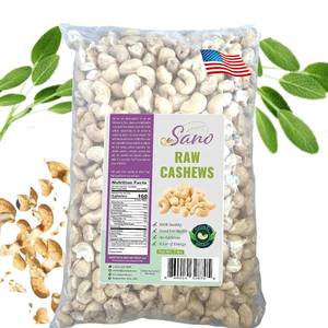 lot 1832 image: SANO West African Premium Raw Cashew Nuts 32oz (2lb) 100% Natural Unsalted Raw Unroasted Cashews  Non-GMO Organic Cashew Nuts  Whole Cashews Unsalted for Snacking, Cooking & Vegan Recipes