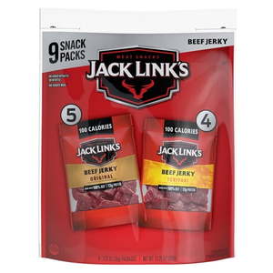 lot 1851 image: Jack Link s Original & Teriyaki Variety Pack  11.25 oz. (9 - 1.25 oz. Bags)