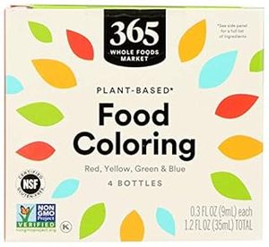 lot 1875 image: 365 by Whole Foods Market, Food Coloring, 1.2 Fl Oz