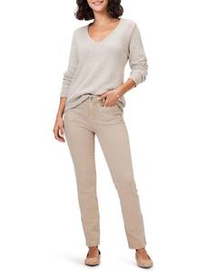lot 1896 image: NICZOE Womens 28 MID Rise Straight Pocket Jeans, Chamois size 33 - Retail $160