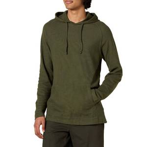 lot 1934 image: Amazon Essentials Mens Pullover Hoodie, Long-Sleeve Slub Thermal, Olive, X-Large Tall (Previously GoodThreads) - Retail $23