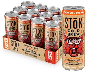 lot 1993 image: SToK Cold Brew Energy Caramel Cream 12-Pack