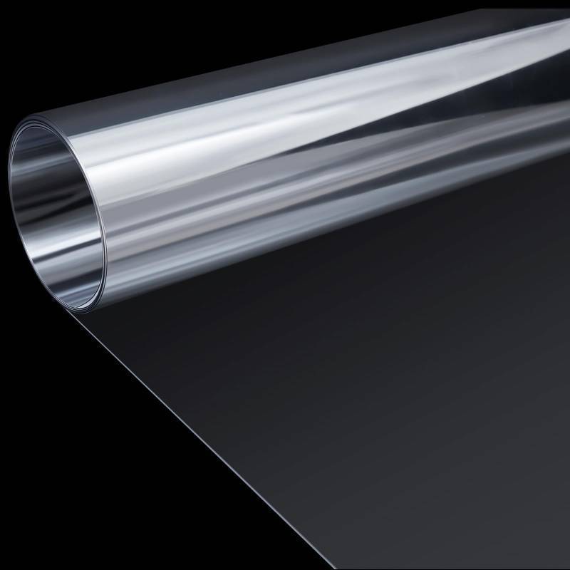 lot 1321 image: Beeveer 36 x 96 Inch Extra Large PET Plexiglass Sheets Roll, Transparent Clear Flexible Plastic Sheet for Craft, Picture Frames, Sign Blank, DIY Display Project, Protective Barriers - Retail $56