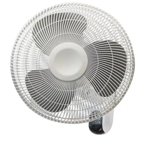 lot 1334 image: Hampton Bay16 in. Indoor Wall Mount Fan with Remote, Retail $44