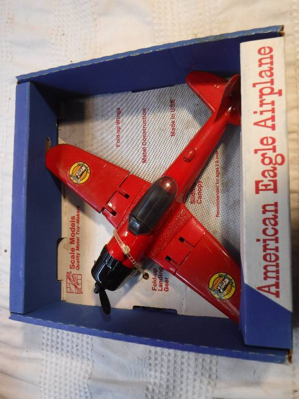 lot 1029 image: American Eagle Airplane Scale Models  Indian Motorcycles