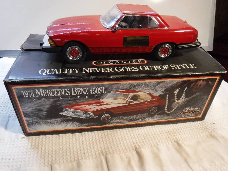 lot 2010 image: 1974 mercedes benz  Jim Beam decanter