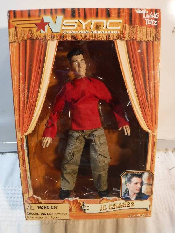 lot 1049 image: nsync collectible marionette