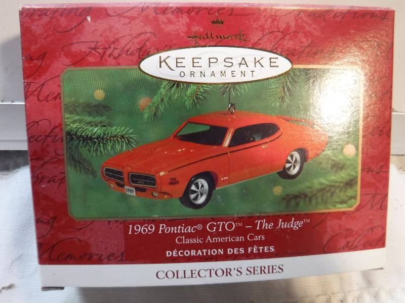 lot 1052 image: 1969 pontiac gto judge hallmark ornament
