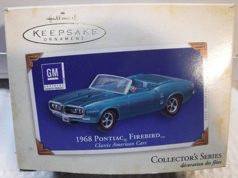 lot 1054 image: 1968 pontiac firebird hallmark ornament