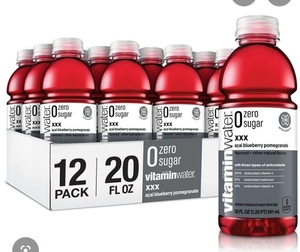 lot 2517 image: Vitamin Water Zero Sugar XXX Acai Blueberry Pomegranate 12 Pack