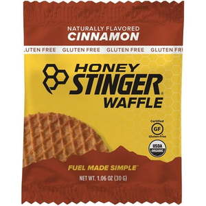 Honey Stinger Gluten Free Organic Waffle: Cinnamon  Box of 16