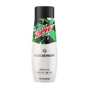 lot 2539 image: SodaStream Mountain Dew Zero Drink Mix - 14.9 fl oz Citrus Liquid Concentrate, Kosher, Soda Streamer Flavor