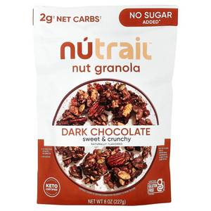 lot 2552 image: NuTrail Nut Granola  Dark Chocolate  8 oz (227 g)