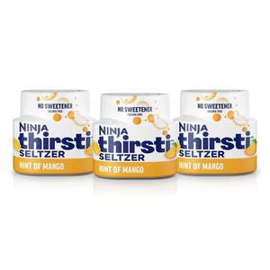 lot 2655 image: Ninja Thirsti SELTZER 3pk Mango Flavored Water Drops Sugar-Free, Zero Calories, Sparkling, Mix-Ready