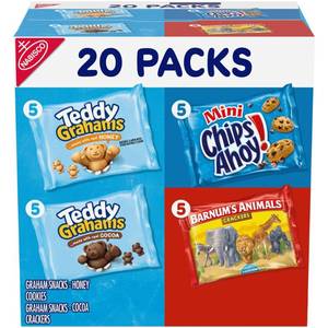 lot 2656 image: NABISCO Fun Shapes Cookies and Crackers Variety Pack - 20oz20ct