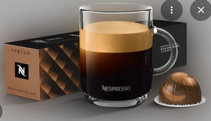 lot 2690 image: Nespresso Vertuo Rich Chocolate Coffee Pods 10 Count