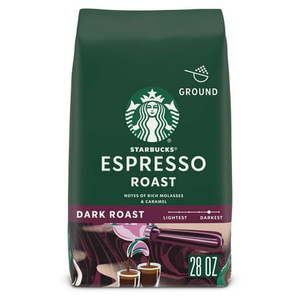 lot 2732 image: Starbucks Espresso Roast  Ground Coffee  Dark Roast Hot or Iced Coffee  28 oz