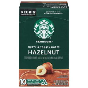 lot 2740 image: Starbucks Keurig Hot Hazelnut K-Cup Pods - 10 CT