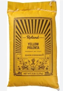 lot 2750 image: Roland Yellow Polenta 5 lb Bag