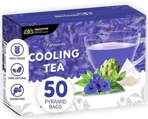lot 2764 image: Indochine Cooling Tea Pyramid Bags - 50 Count