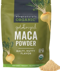 lot 2771 image: Viva Naturals Organic Gelatinized Maca Powder 8 Oz