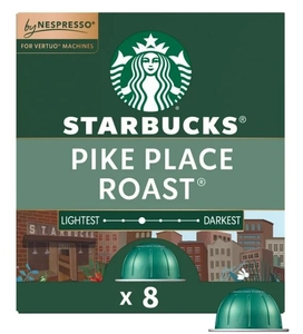 lot 2790 image: Starbucks Pike Place Roast Coffee Pods Bundle 8 Pods