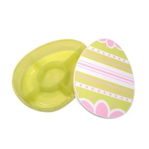 lot 807 image: Cook With Color Easter Egg Snack Box Storage Container - Green