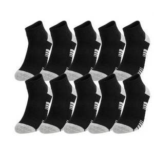 lot 851 image: Members Mark 10-Pack Mens Athletic Quarter Sock, Size 6-12