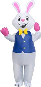 lot 892 image: Inflatable Bunny Costume for Adults Blow-Up Halloween Bunny Suit