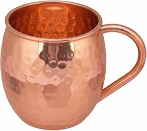 lot 897 image: ORNATE INTERNATIONAL Copper Moscow Mule Mugs 16 Oz Set of 3