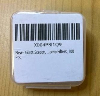 lot 168231 image: Glass Screen Combo Filters - 100 Pack - Retail $15