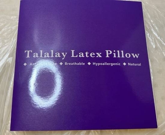 lot 168242 image: Talalay Latex Pillow - Natural Hypoallergenic - Retail $85