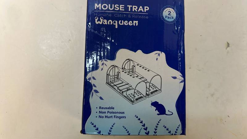 lot 168279 image: Wanqueen Humane Mouse Trap 2-Pack (Green) - Retail $12