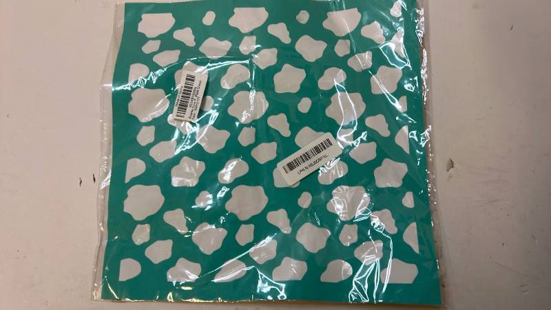 lot 168329 image: 12x12 Silkscreen Stencil - Retail $8