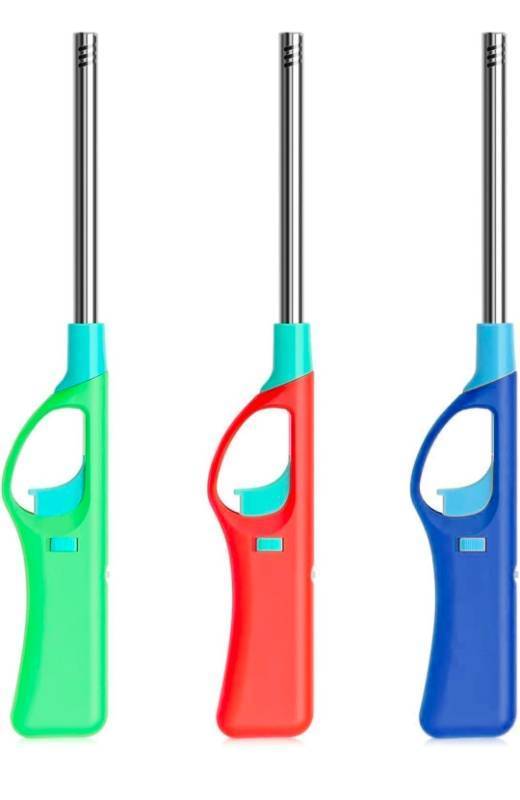 lot 169608 image: Multi-Color Utility Lighters Set Refillable  - Retail $6