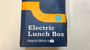 Napoli-Black Electric Lunch Box with Travelisimo Carrying Case - Retail: $35