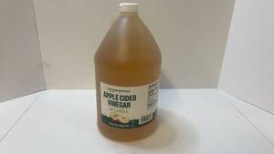 lot 68448 image: Amazon Grocery Apple Cider Vinegar - 128 FL OZ - Retail $4