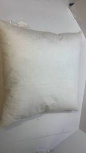 lot 68450 image: White Cotton Decorative Pillow Insert - Retail $12