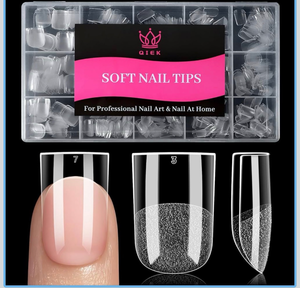 lot 68494 image: QIEK Professional Soft Nail Tips Set - Retail $12