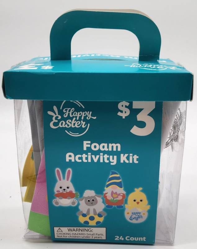 lot 68745 image: Easter Foam Activity Craft Kit - Retail $3