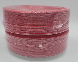 lot 69174 image: Red Plastic Party Plates Set, 2 Packs,  140 Plates - Retail $8